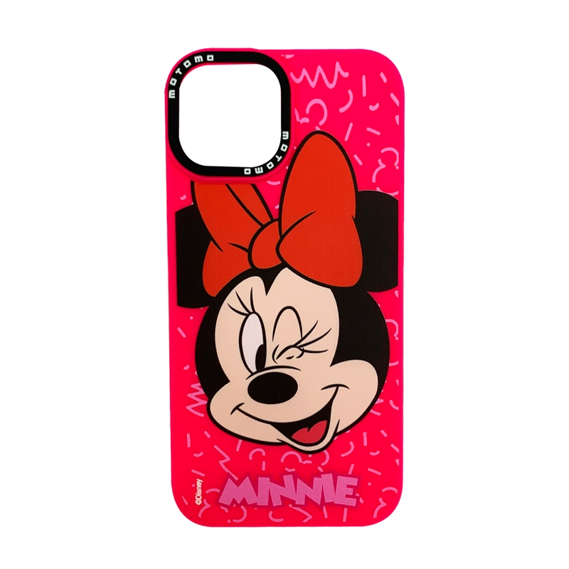 CARCASA JOIGO MOTOROLA E13 MICKEY Y MINNIE DISNEY FUCSIA