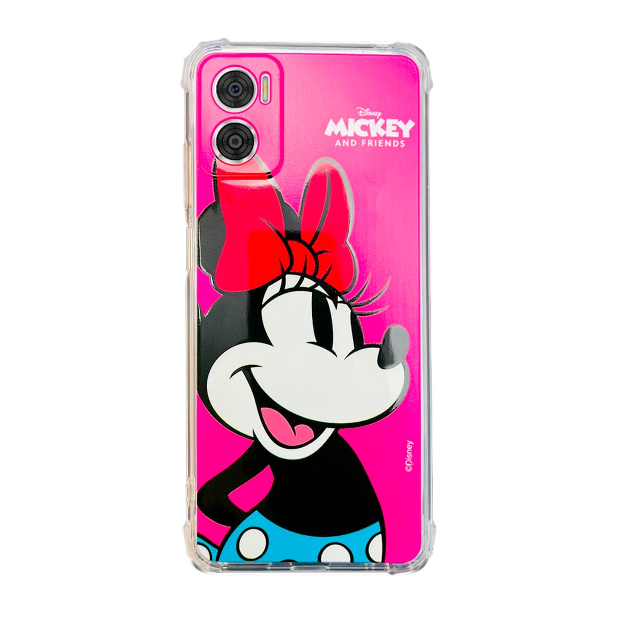 JOIGO CARCASA JOIGO MOTOROLA E22I MICKEY Y MINNIE DISNEY FUCSIA