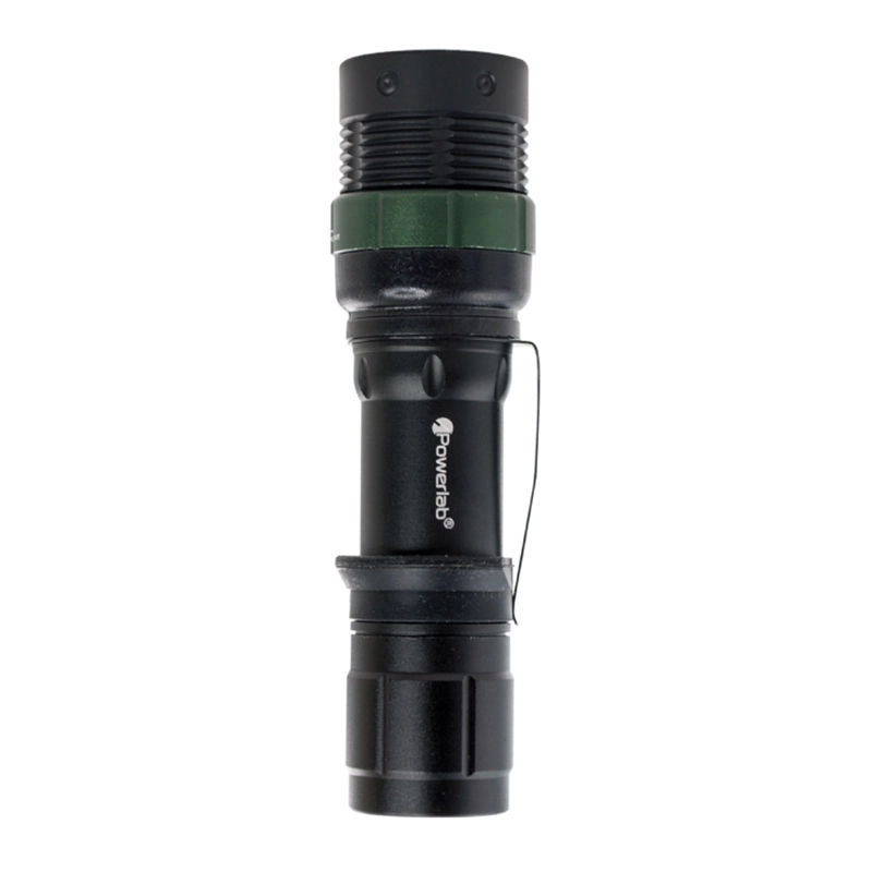 LINTERNA POWERLAB LED TACTICA ZOOM 1000 LM LUZ VERDE 8506 - 2