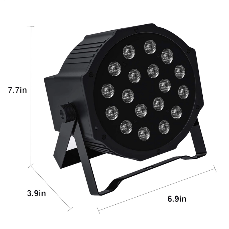 LUZ FIESTA MICROLAB RGB PARLIGHT CIRCLE LED 8361 - 2