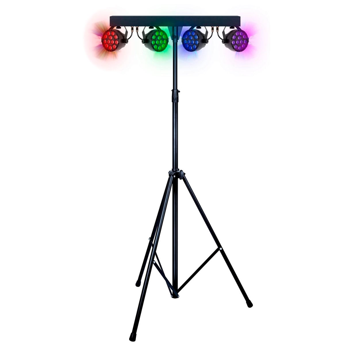 PEDESTAL LED DE LUZ FIESTA MICROLAB STAND PAR LIGHT RGB 8359 - 1