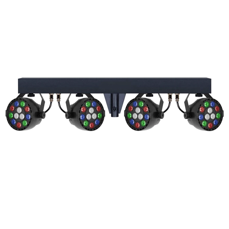PEDESTAL LED DE LUZ FIESTA MICROLAB STAND PAR LIGHT RGB 8359 - 2