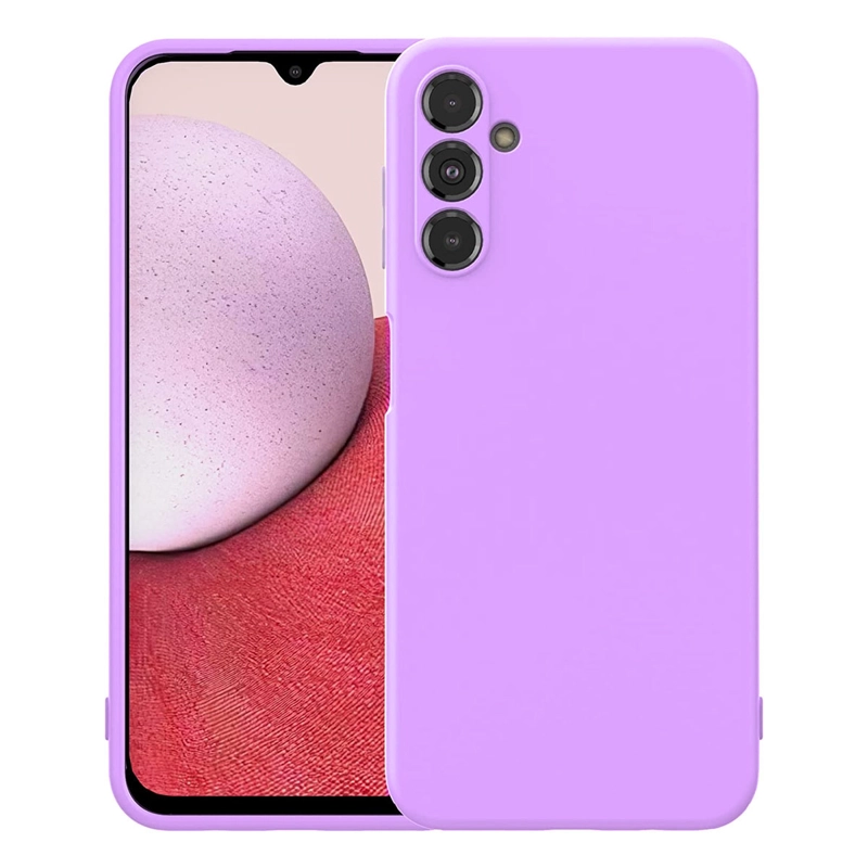 GENÉRICO CARCASA COMPATIBLE CON SAMSUNG A14 GOMA LILA
