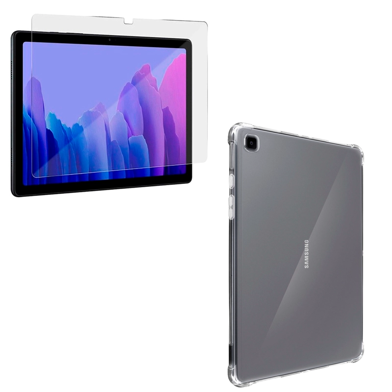 FUNDA JOIGO + LAMINA PARA TABLET SAMSUNG A7 T500 TRANSPARENTE - 1