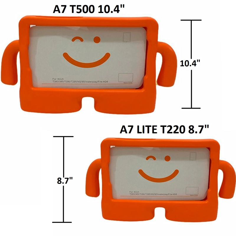 CARCASA ANTIGOLPES + LAMINA COMPATIBLE CON TABLET TAB A7 T500 FUSCIA - 5
