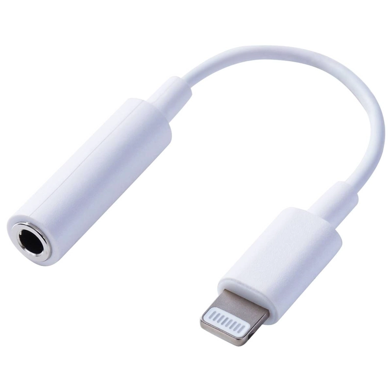 ADAPTADOR JOIGO DE AUDIFONO CONEXIÓN PARA IPHONE SALIDA JACK 3.5MM - 1