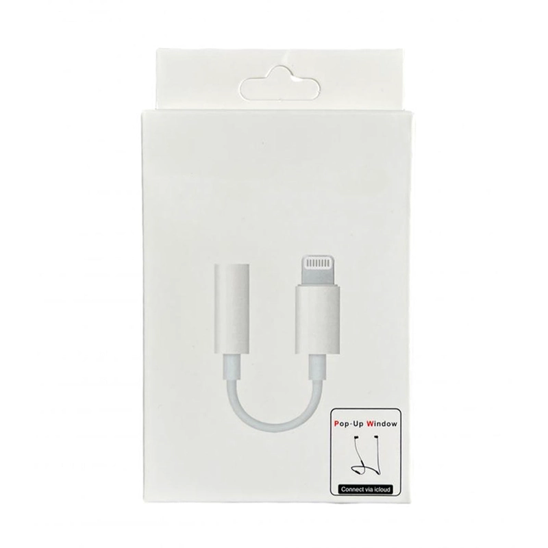 ADAPTADOR JOIGO DE AUDIFONO CONEXIÓN PARA IPHONE SALIDA JACK 3.5MM - 3