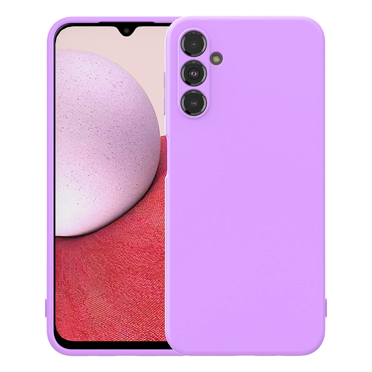 CARCASA JOIGO SAMSUNG A34 GOMA LILA - 1