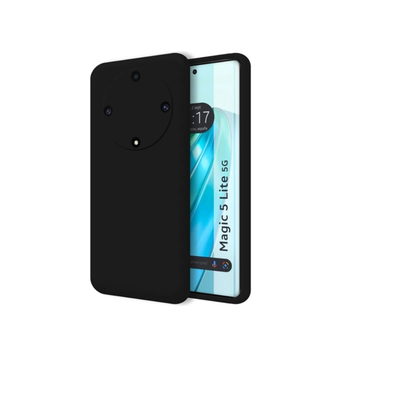 GENÉRICO CARCASA JOIGO SILICONA HUAWEI HONOR X9A MAGIC 5 LITE NEGRO
