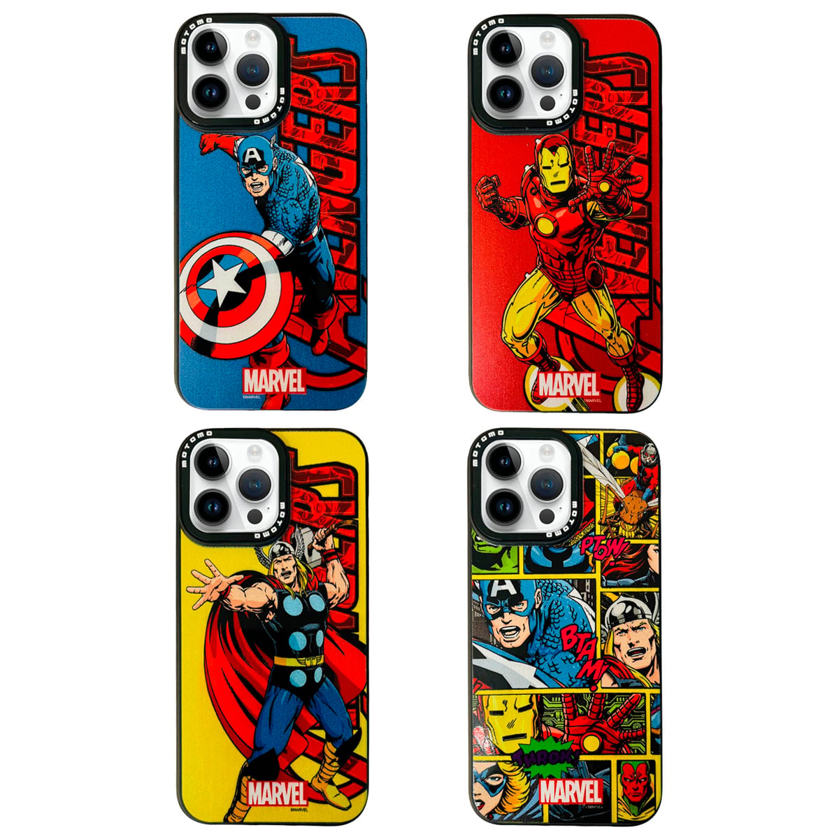 CARCASA JOIGO IPHONE 14 15 PRO MAX MARVEL CAPITAN AMERICA - 2