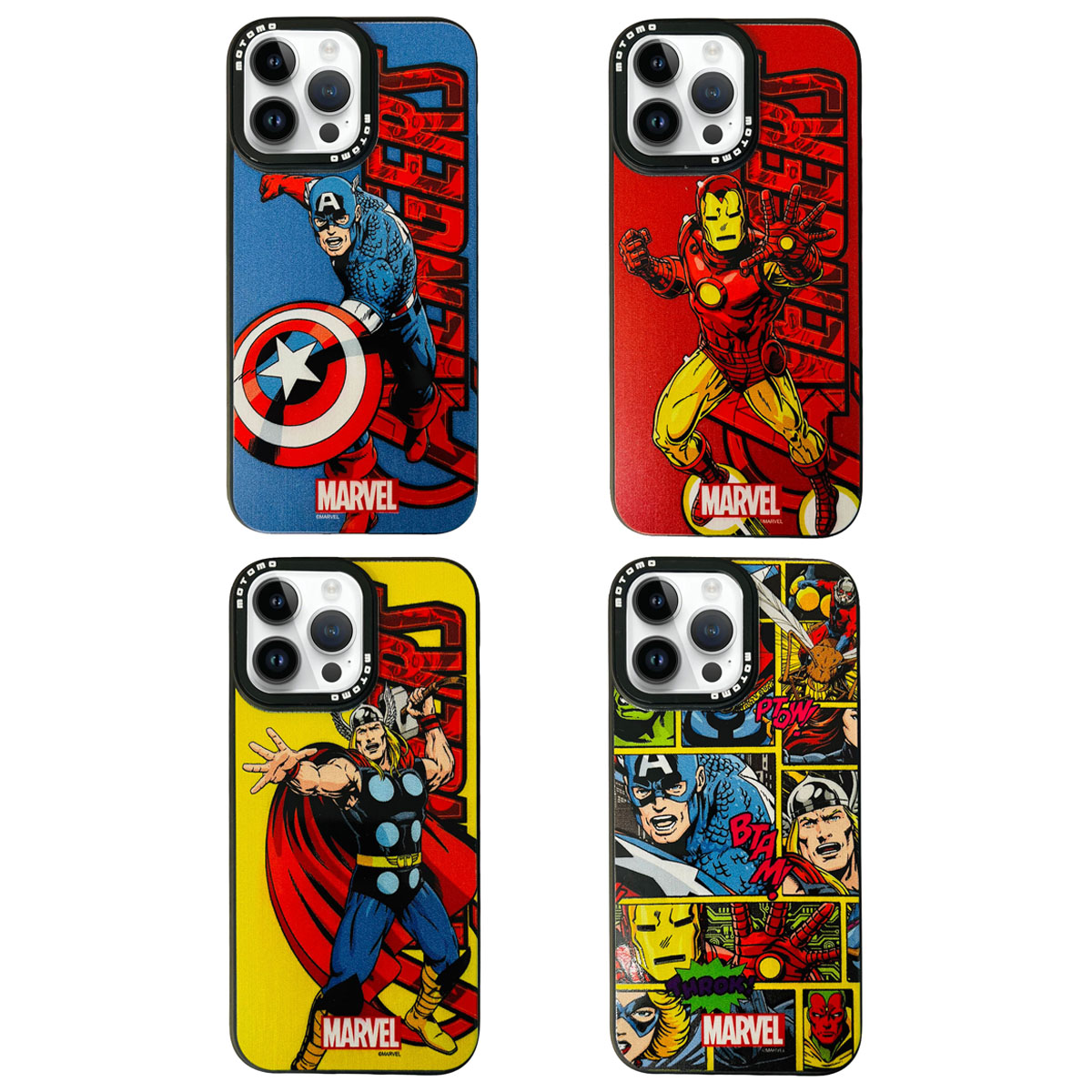 CARCASA JOIGO IPHONE 14 15 PRO MAX MARVEL CAPITAN AMERICA - 4