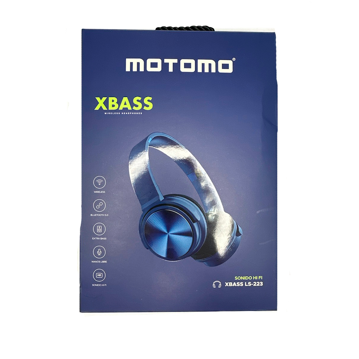 AUDÍFONOS JOIGO XBASS LS223 BLUETOOTH AZUL - 4