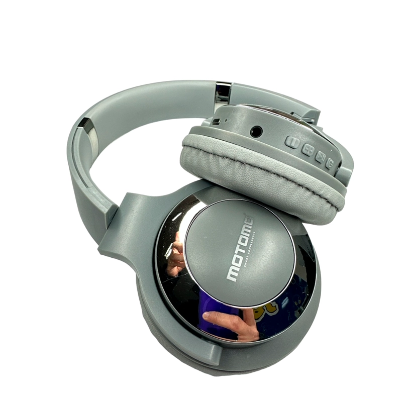 AUDÍFONOS JOIGO MANOS LIBRES CROMO BLUETOOTH GRIS - 2