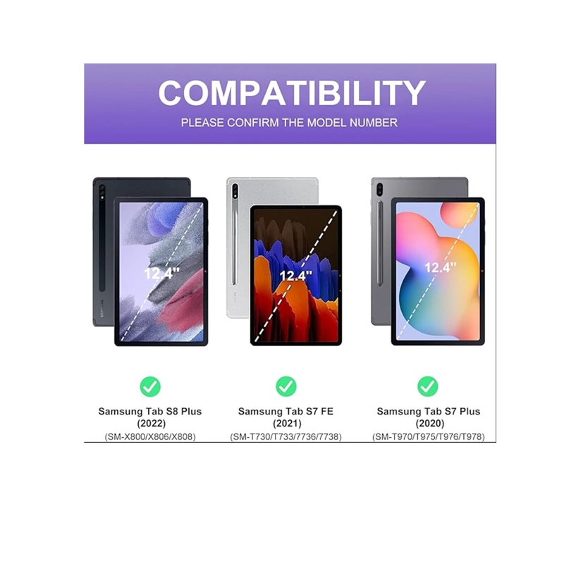 CARCASA JOIGO TRANSPARENTE PARA SAMSUNG GALAXY S7 FE LAMINA VIDRIO - 5