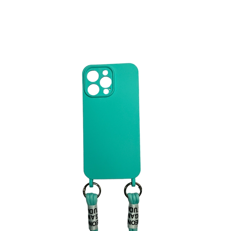 CARCASA JOIGO IPHONE 14 PRO MAX COLGANTES TURQUESA - 2
