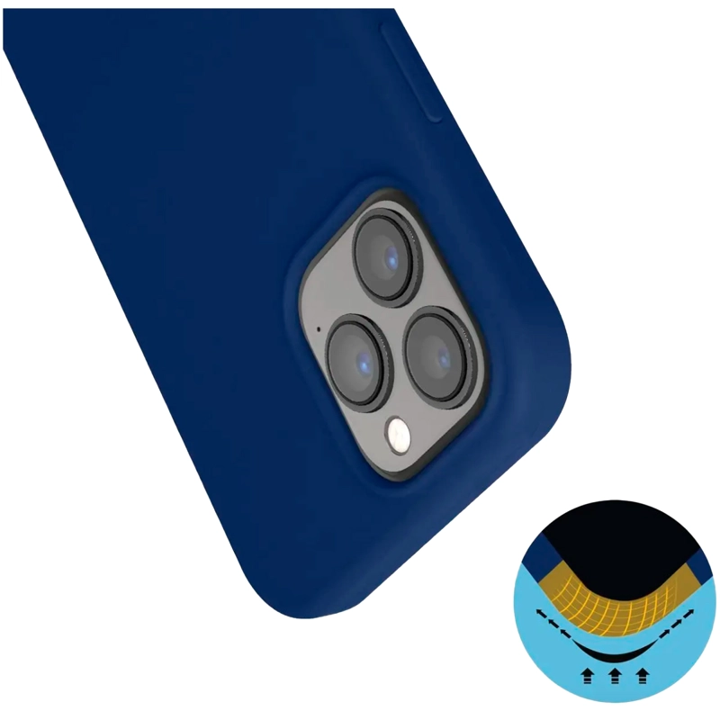 CARCASA JOIGO IPHONE 15 PRO GOMA AZUL - 2