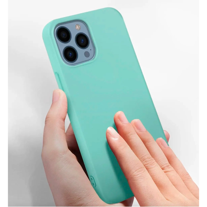 CARCASA JOIGO IPHONE 15 PRO GOMA TURQUESA - 5