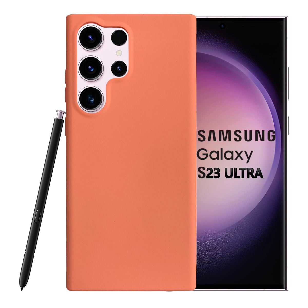 GENÉRICO CARCASA JOIGO SAMSUNG S23 ULTRA GOMA ROSADO