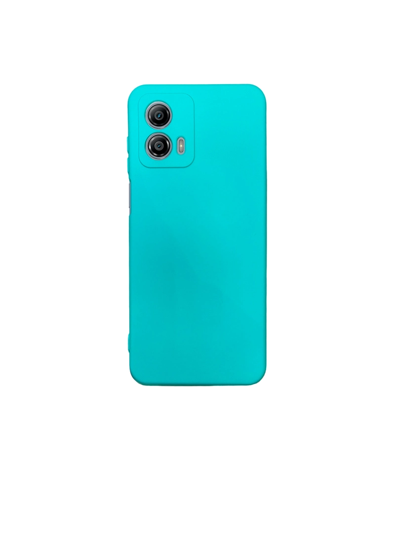 CARCASA JOIGO FUNDA MOTOROLA G53 GOMA TURQUESA - 1