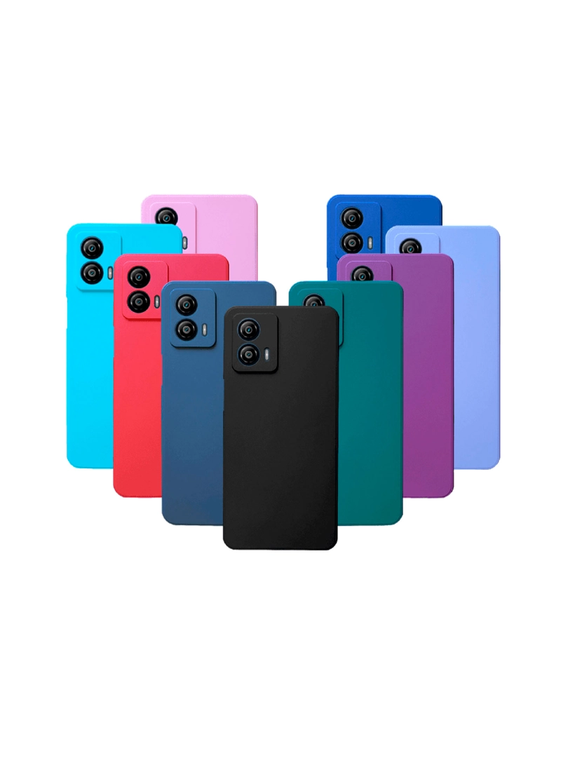 CARCASA JOIGO FUNDA MOTOROLA G53 GOMA TURQUESA - 2