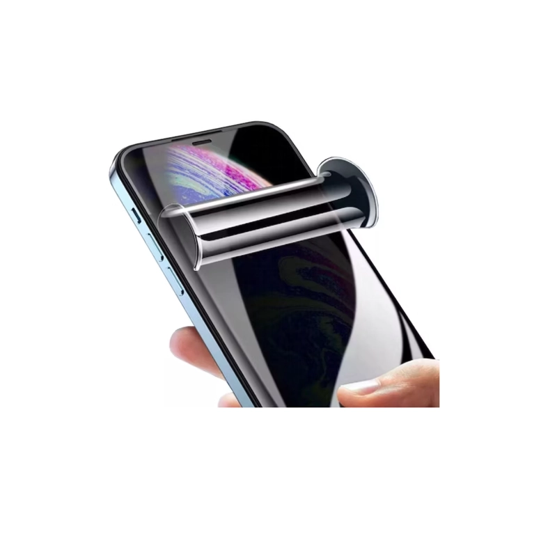 LAMINA HIDROGEL JOIGO ANTIHUELLAS ANTIESPIA PARA IPHONE 15 PRO - 4