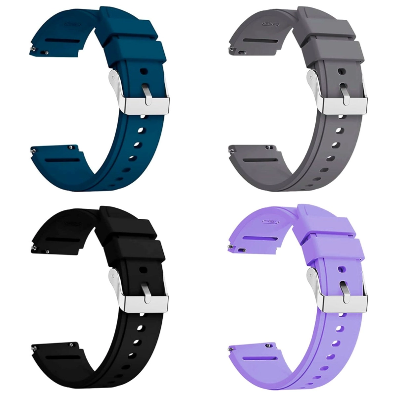 CORREA JOIGO CON HEBILLA COMPATIBLE CON SAMSUNG GALAXY WATCH 22MM PLOMO - 3