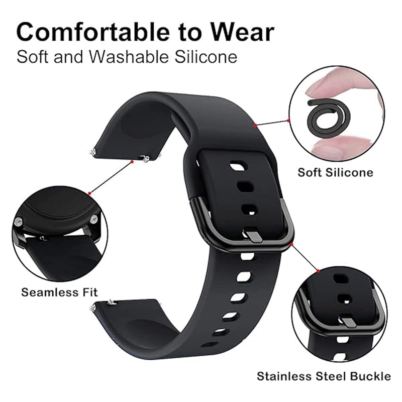CORREA JOIGO CON HEBILLA COMPATIBLE CON SAMSUNG GALAXY WATCH 20MM ROSADO - 5
