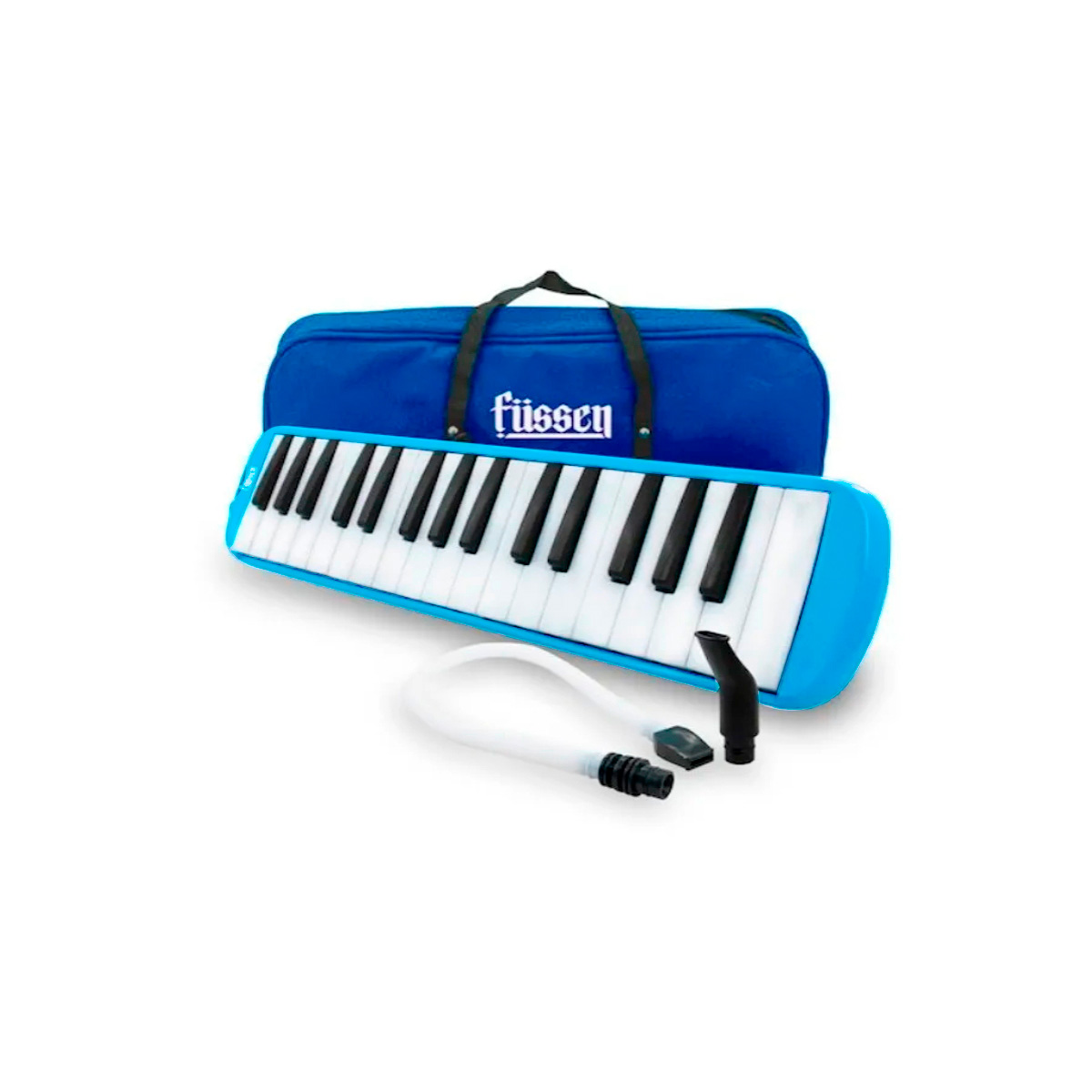 MELODICA 32 NOTAS FUSSEN + ESTUCHE + BOQUILLA AZUL - 1