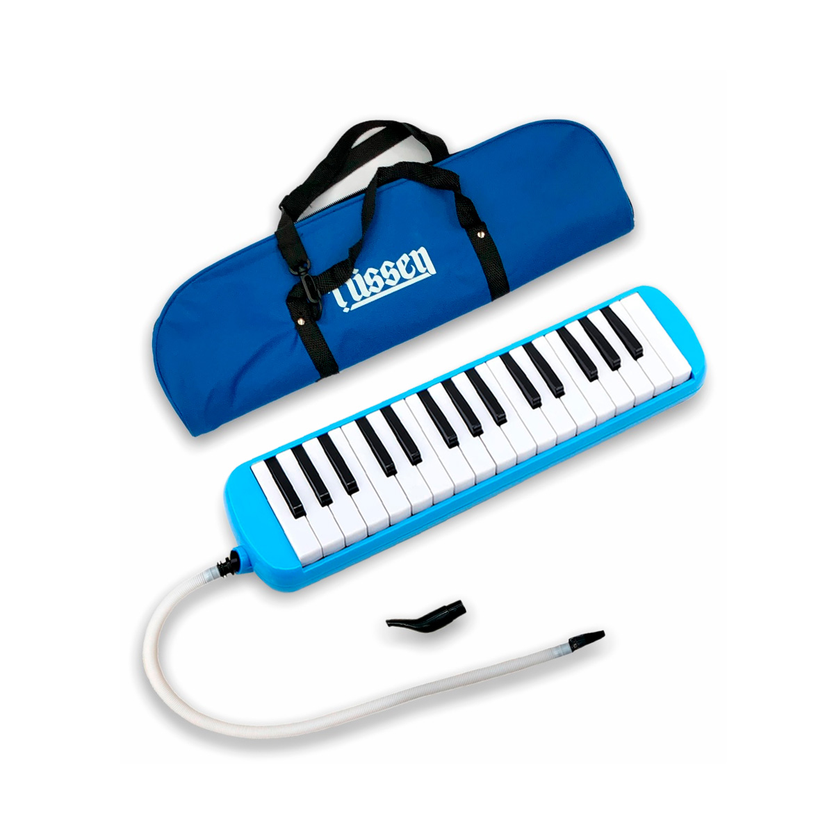 MELODICA 32 NOTAS FUSSEN + ESTUCHE + BOQUILLA AZUL - 2