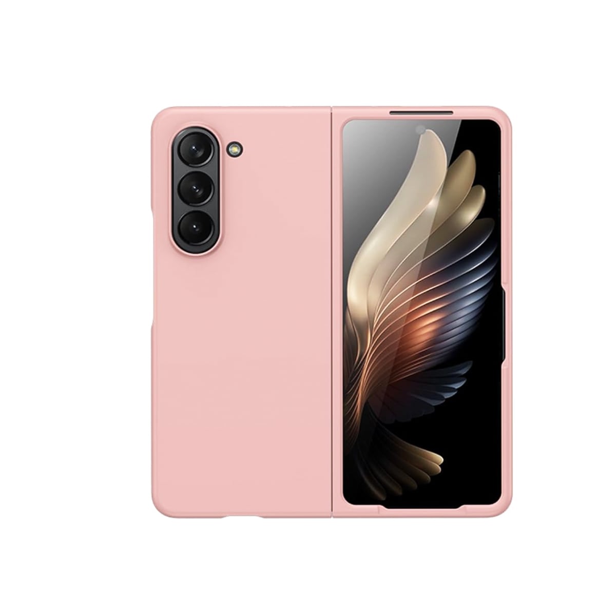 GENÉRICO CARCASA JOIGO SAMSUNG Z FOLD5 GOMA ROSADO