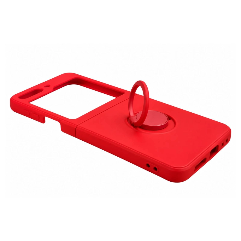 CARCASA JOIGO SAMSUNG Z FLIP 5 GOMA ROJO - 3