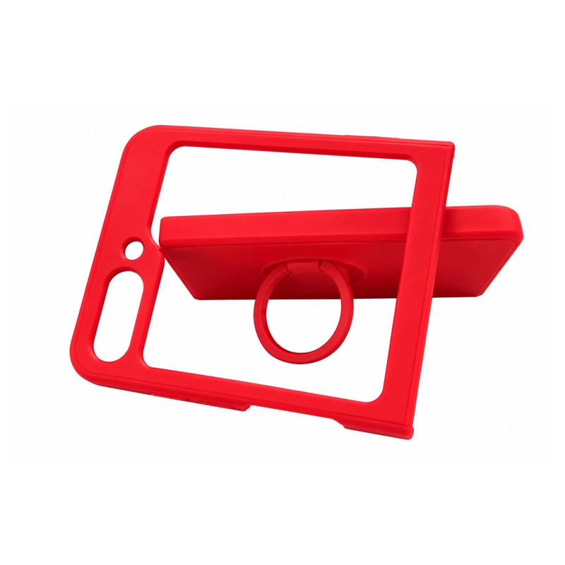 CARCASA JOIGO SAMSUNG Z FLIP 5 GOMA ROJO - 4
