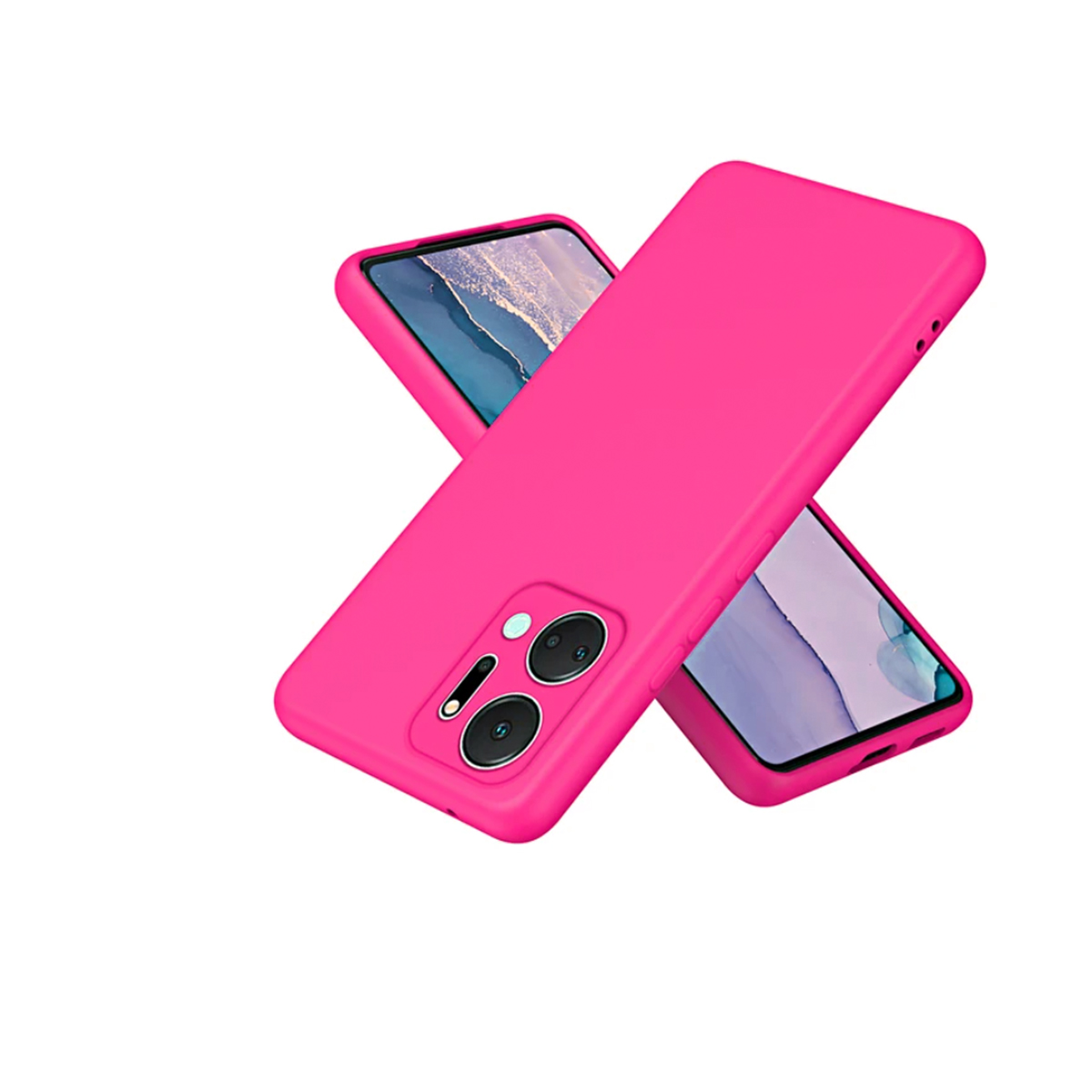 CARCASA JOIGO HONOR X7A GOMA FUCSIA - 1