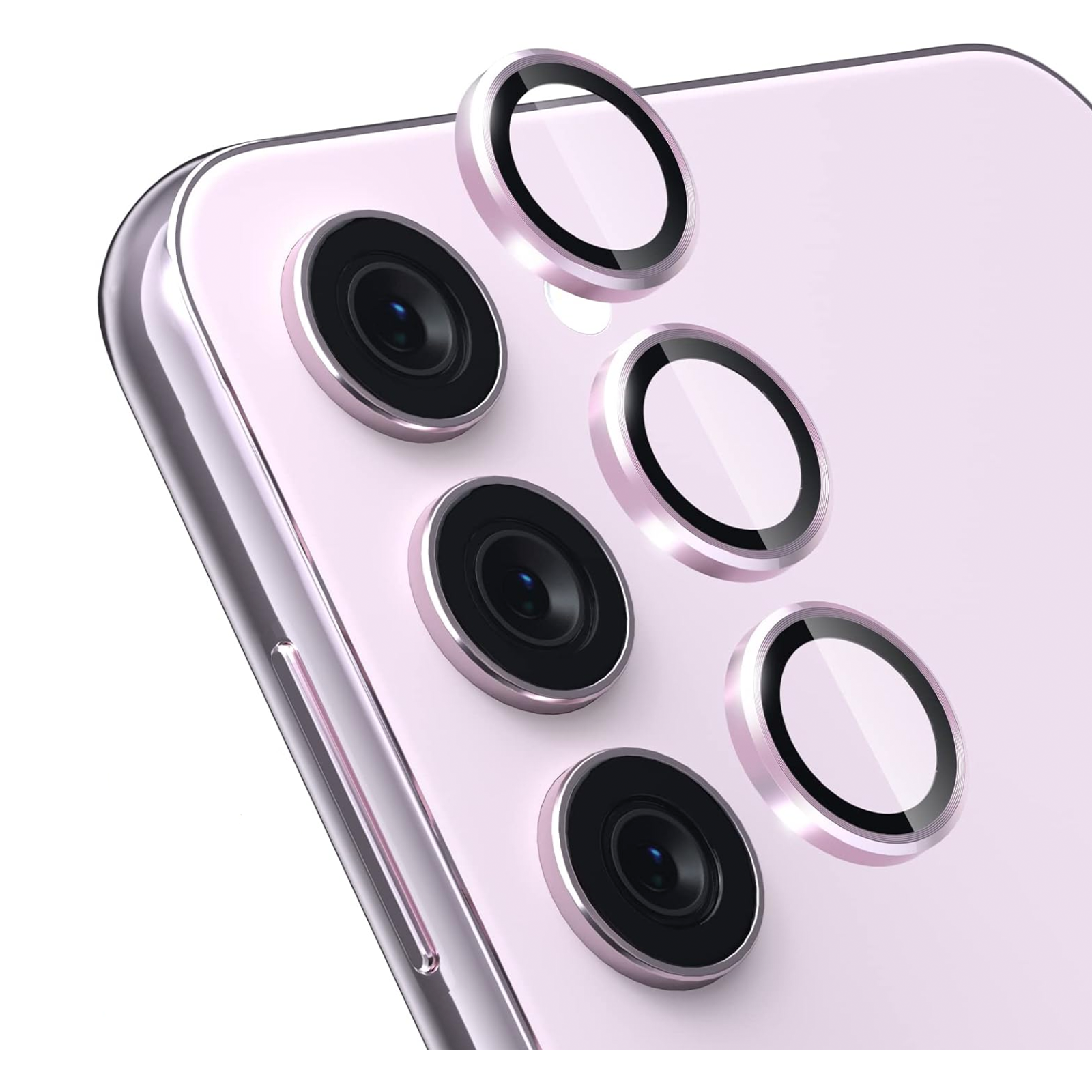 GENÉRICO PROTECTOR JOIGO DE LENTE DE CAMARA PARA SAMSUNG S23 S23 PLUS ROSA