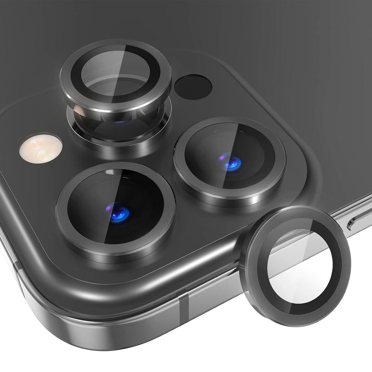 JOIGO PROTECTOR DE LENTE DE CAMARA PARA IPHONE 15/15 PLUS NEGRO