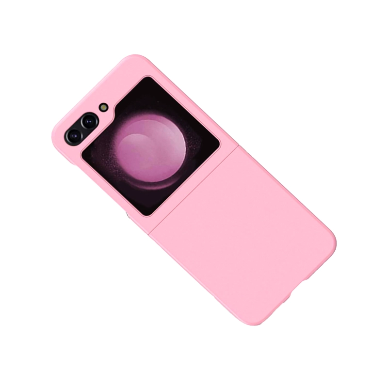CARCASA JOIGO SAMSUNG Z FLIP 5 GOMA ROSADO - 2