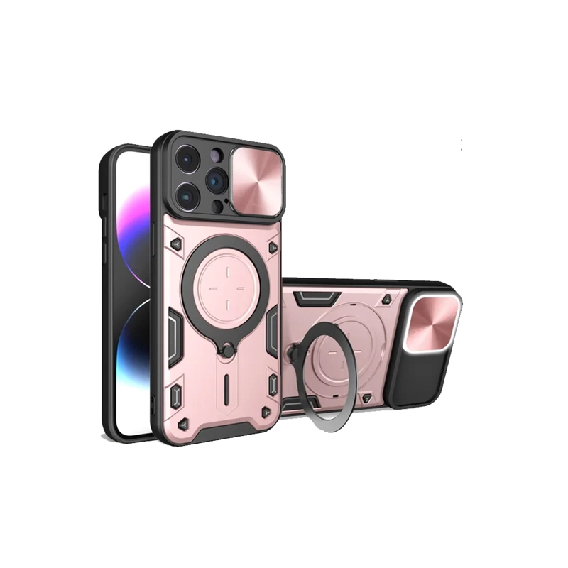 JOIGO CARCASA JOIGO TIPO ARMOR IPHONE 15 PRO ROSADO