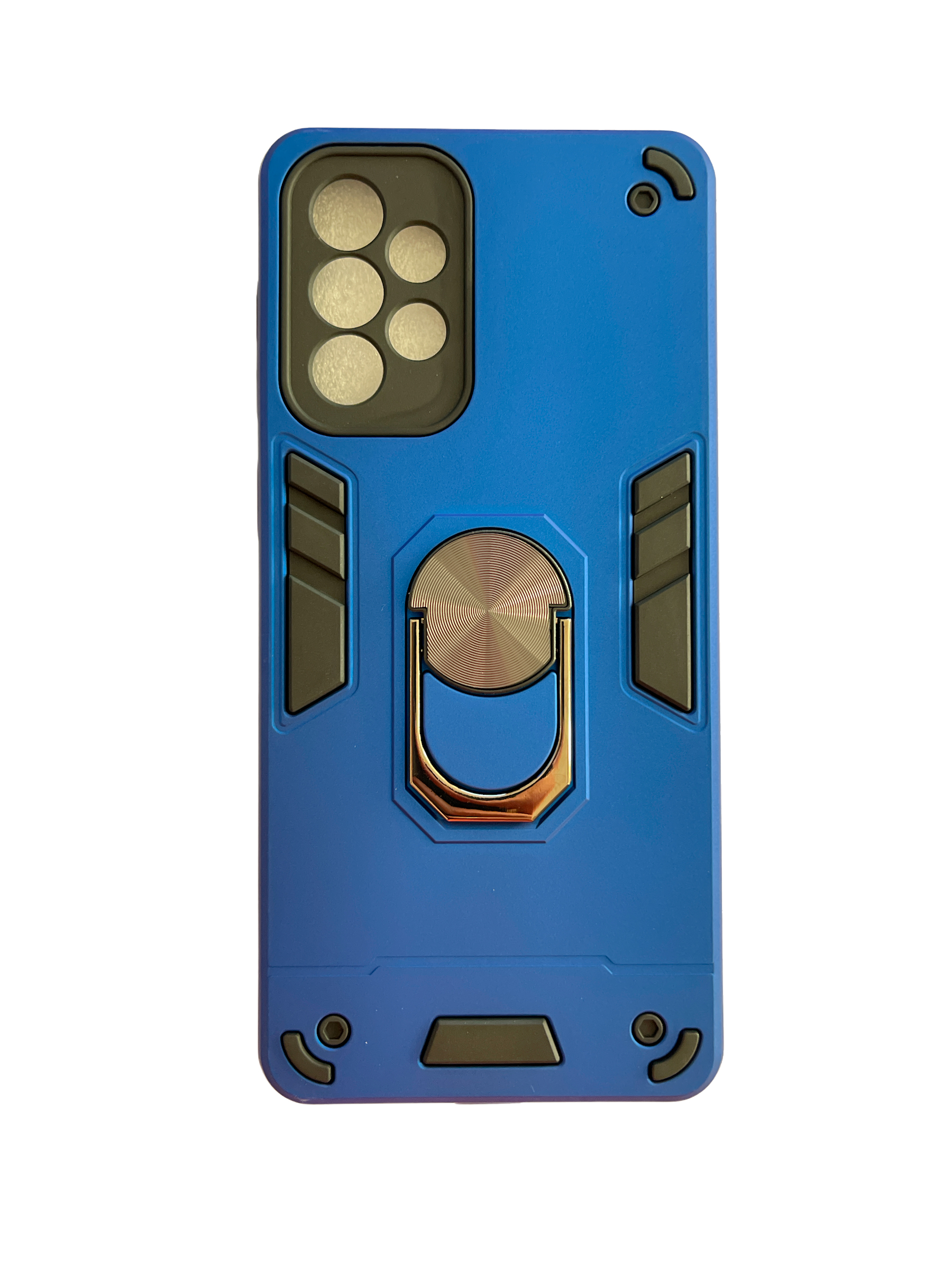 CARCASA PARA SAMSUNG A73 4G 5G ANTI-GOLPES ANILLO N AZUL - 1