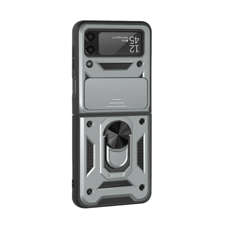 CARCASA JOIGO SAMSUNG Z FLIP 4 ANILLOS NEGRO - 1
