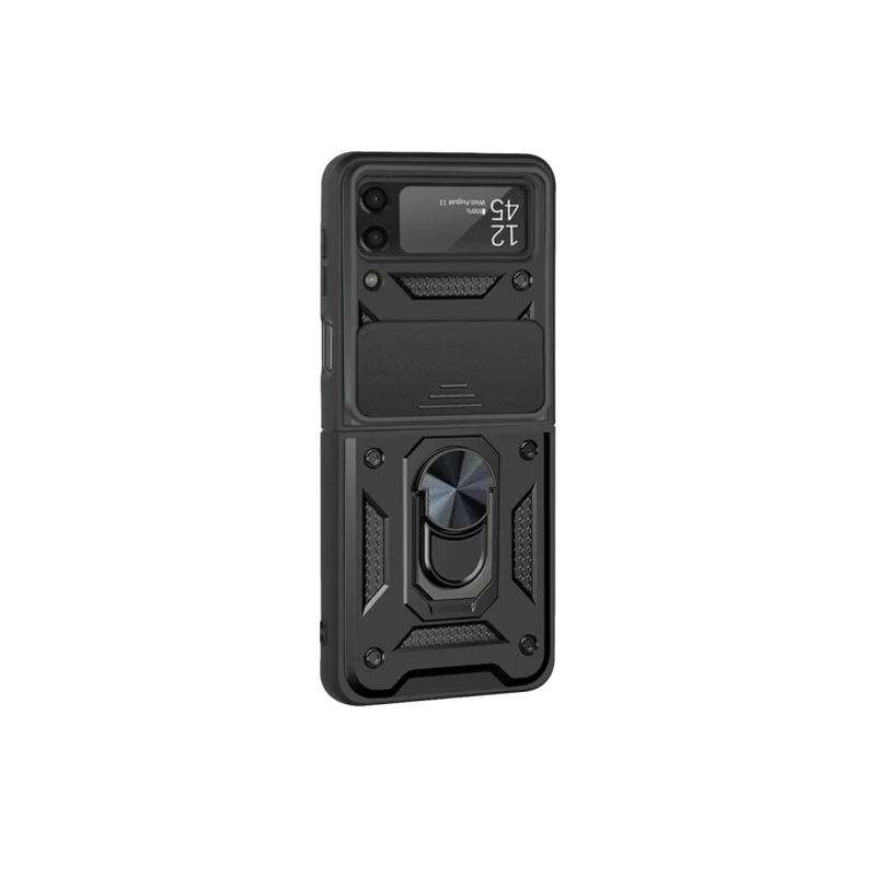 CARCASA JOIGO SAMSUNG Z FLIP 3 ANILLO NEGRO - 1