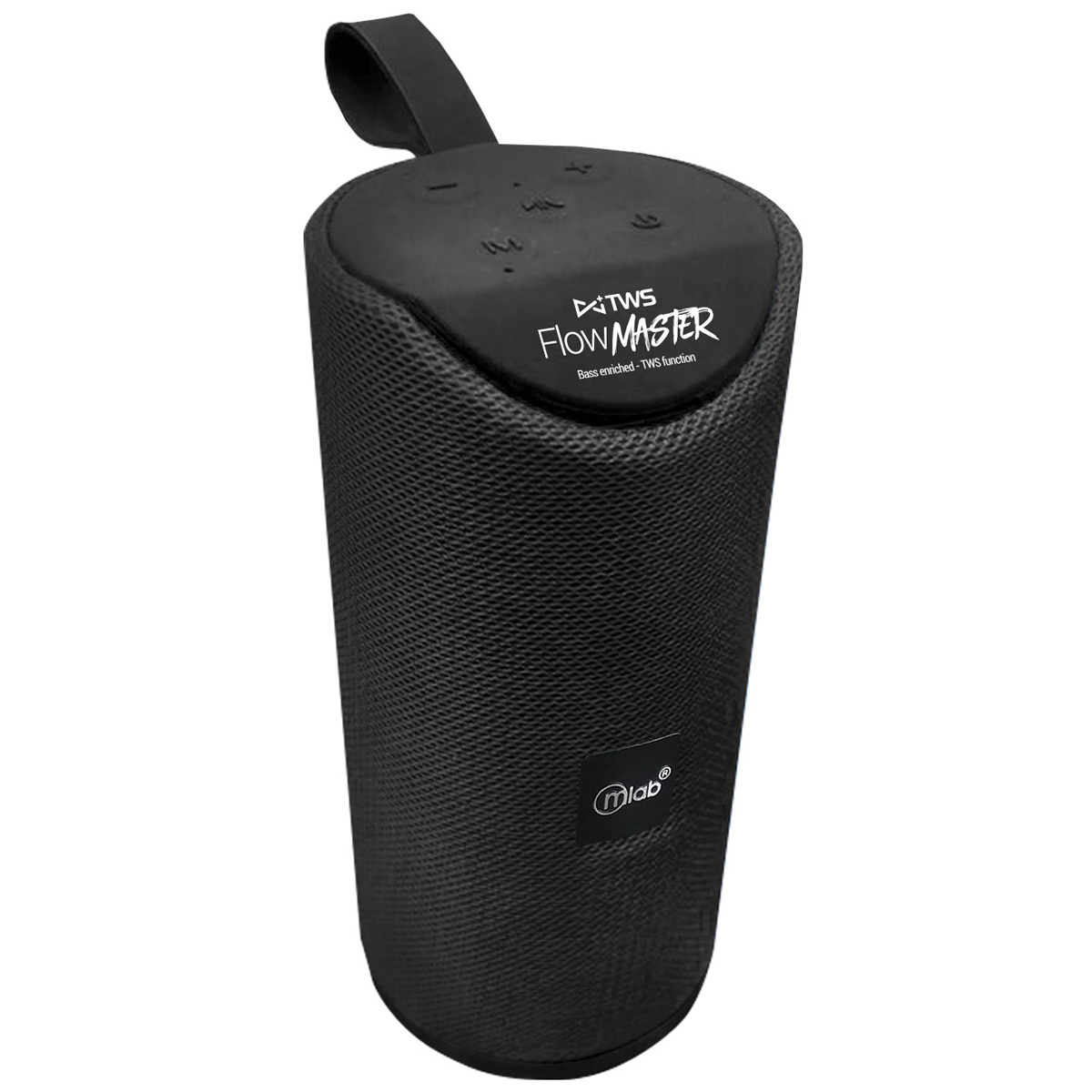 PARLANTE BLUETOOTH MICROLAB PORTATIL FLOW MASTER TWS NEGRO - 2