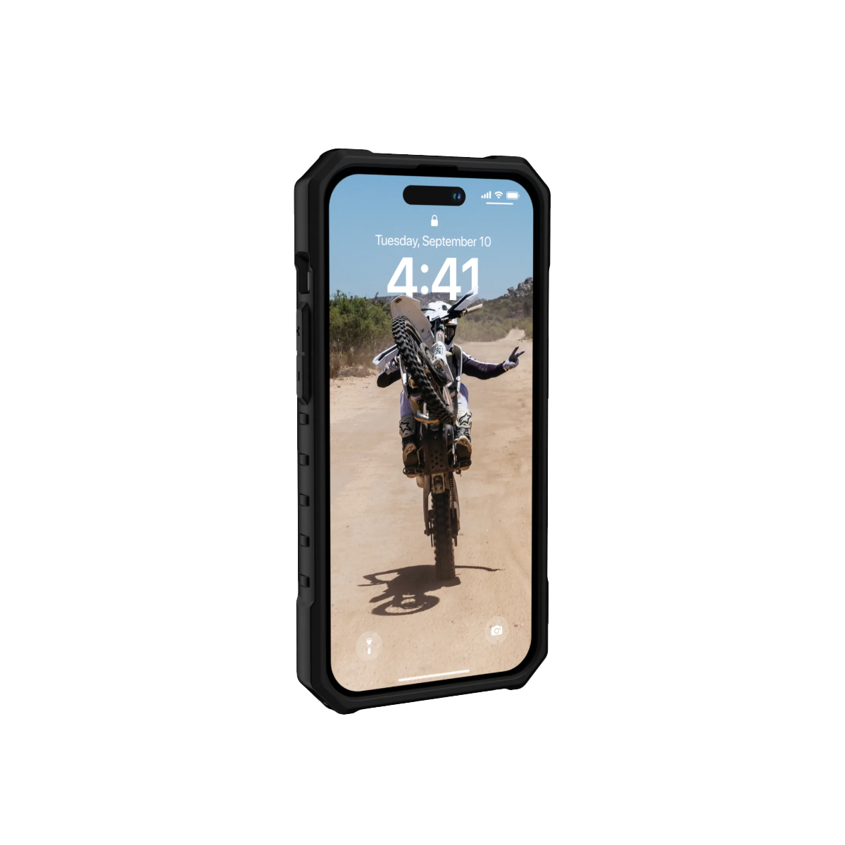 CARCASA JOIGO UAG IPHONE 14 PRO CAMUFLAJE NARANJA - 3