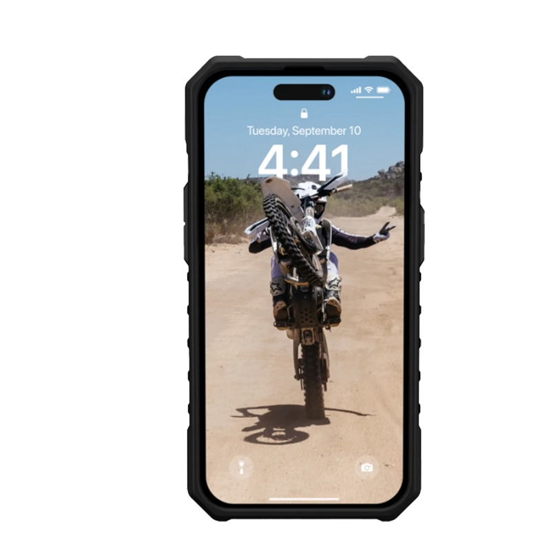 CARCASA JOIGO UAG IPHONE 14 PRO CAMUFLAJE NARANJA - 4