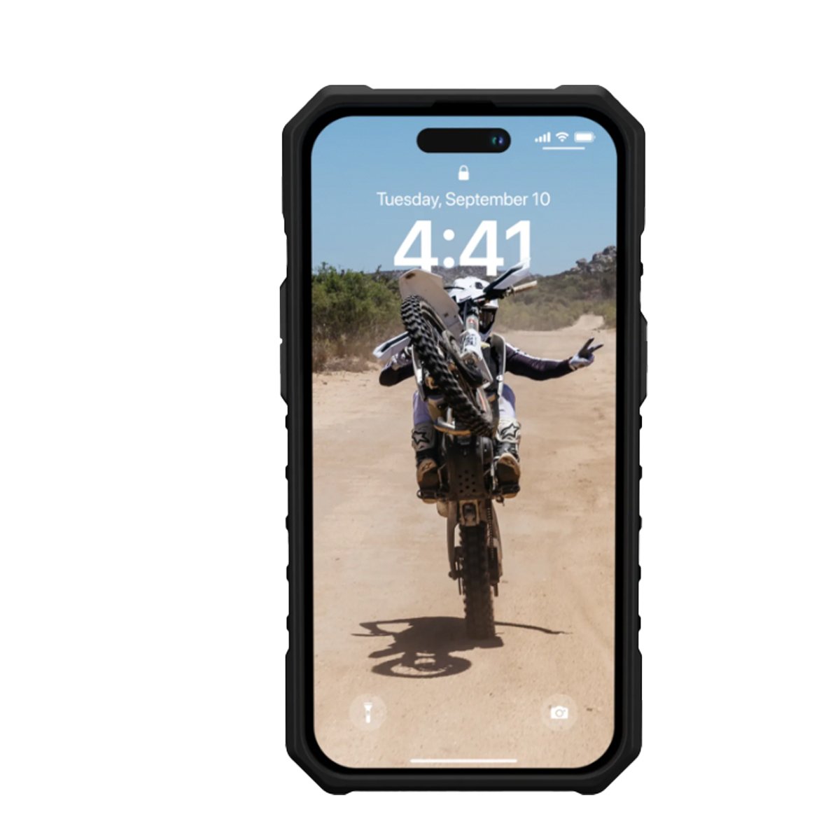 CARCASA UAG PARA IPHONE 14 PRO CAMUFLAJE VERDE - 3