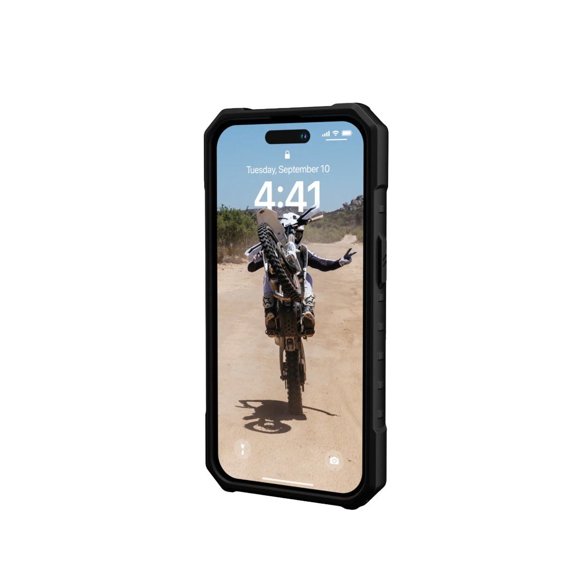 CARCASA UAG PARA IPHONE 14 PRO CAMUFLAJE VERDE - 4
