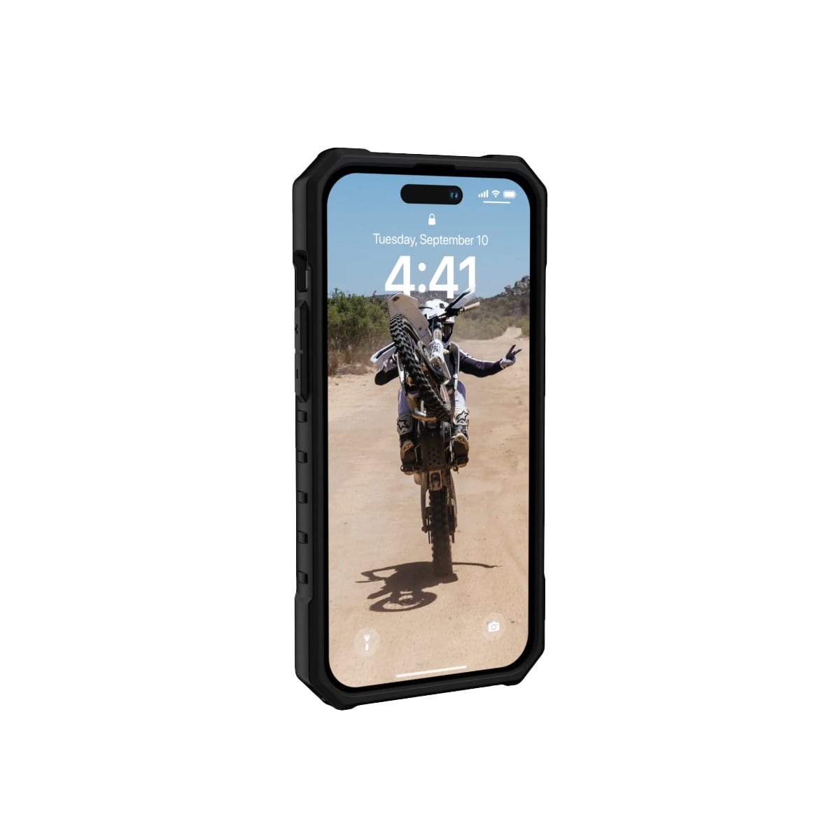 JOIGO CARCASA UAG PARA IPHONE 14 PRO CAMUFLAJE NEGRO