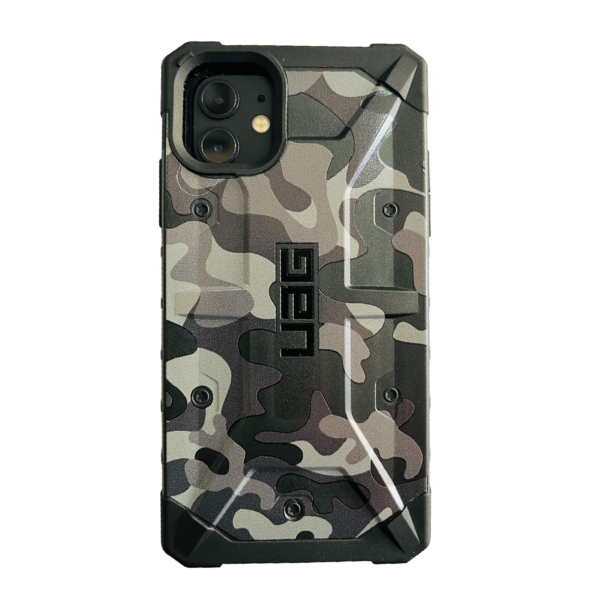 CARCASA UAG PARA IPHONE 14 PRO CAMUFLAJE NEGRO - 4