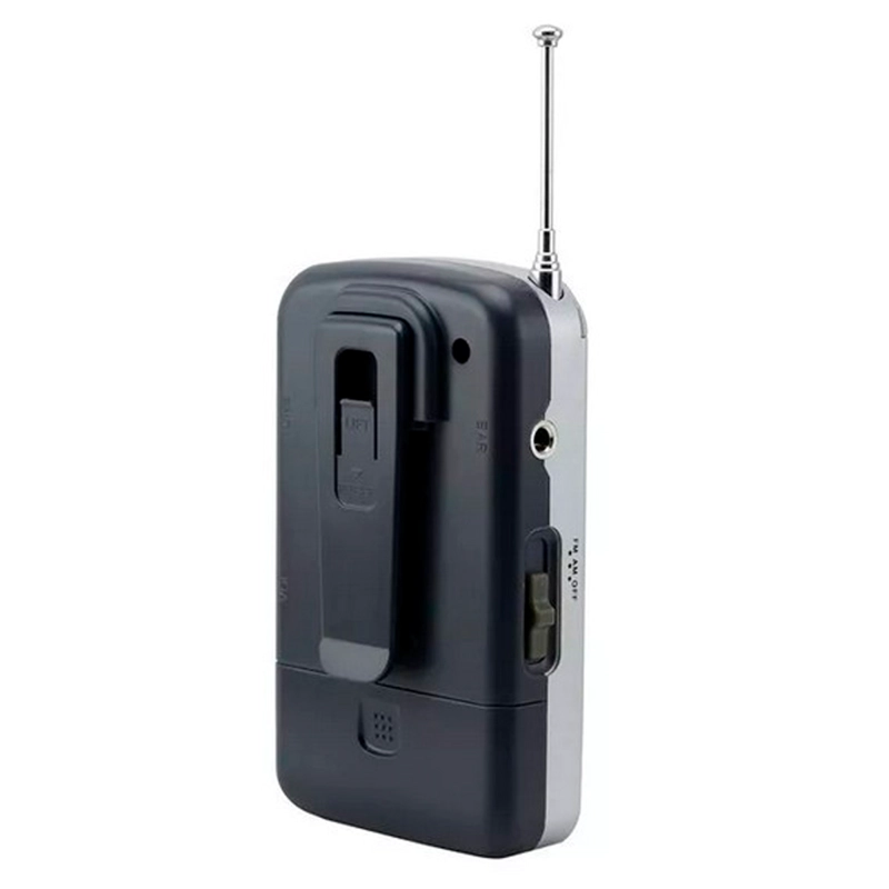 RADIO PORTATIL AM/FM PHILCO IC-X15 CON AUDIFONOS PLATEADO - 3