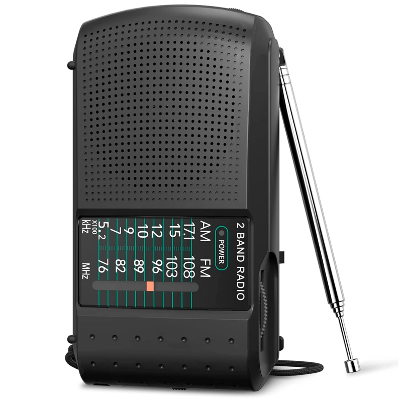 RADIO PHILCO PORTATIL AM/FM IC-X40 CON AUDIFONOS NEGRO - 2