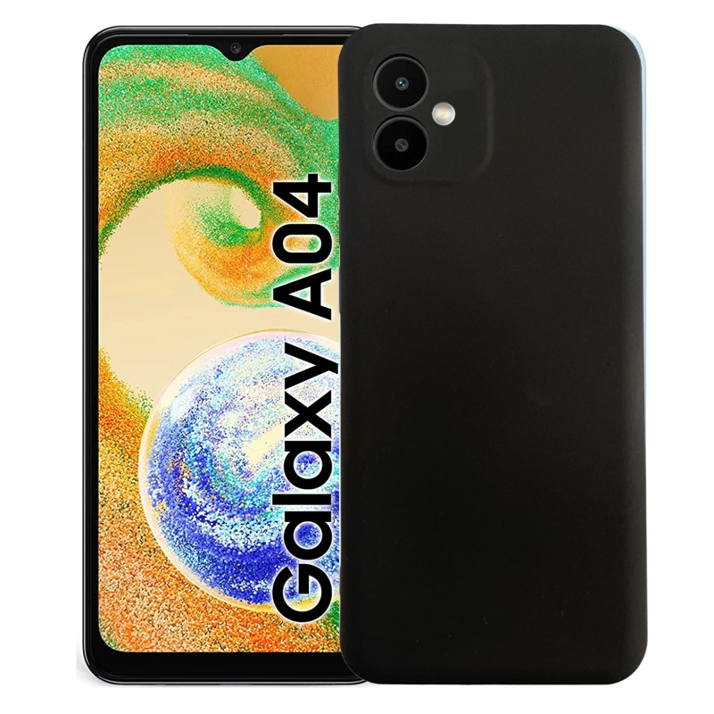 GENÉRICO CARCASA JOIGO SAMSUNG A04 GOMA NEGRO